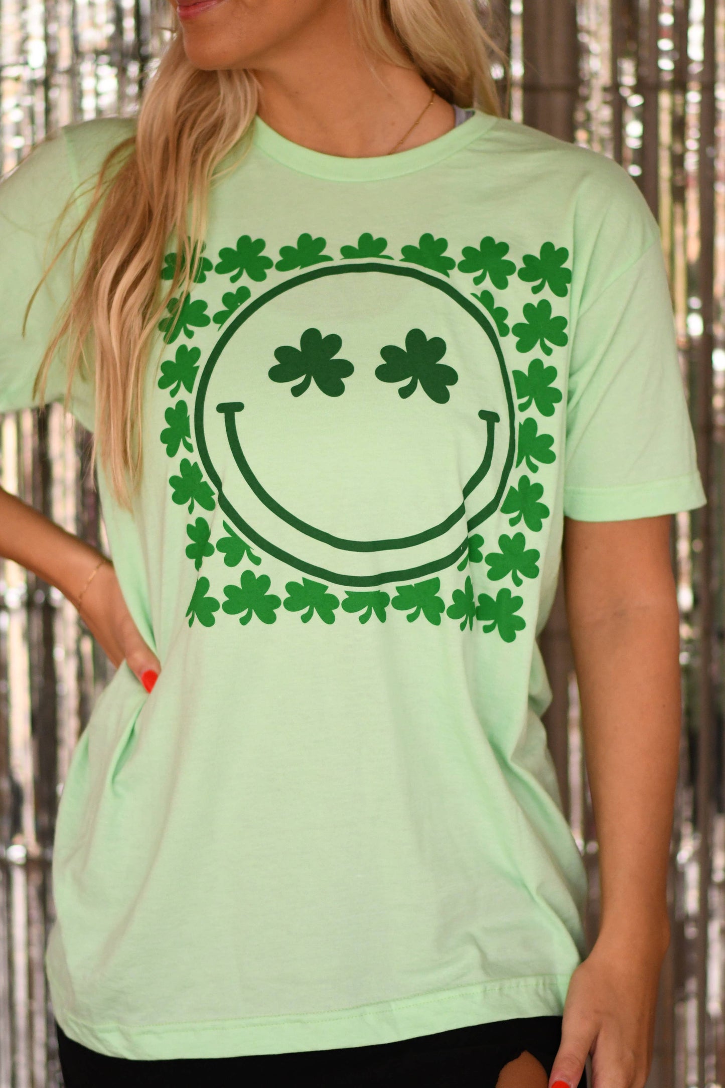 RTS Shamrock Smiley Tee