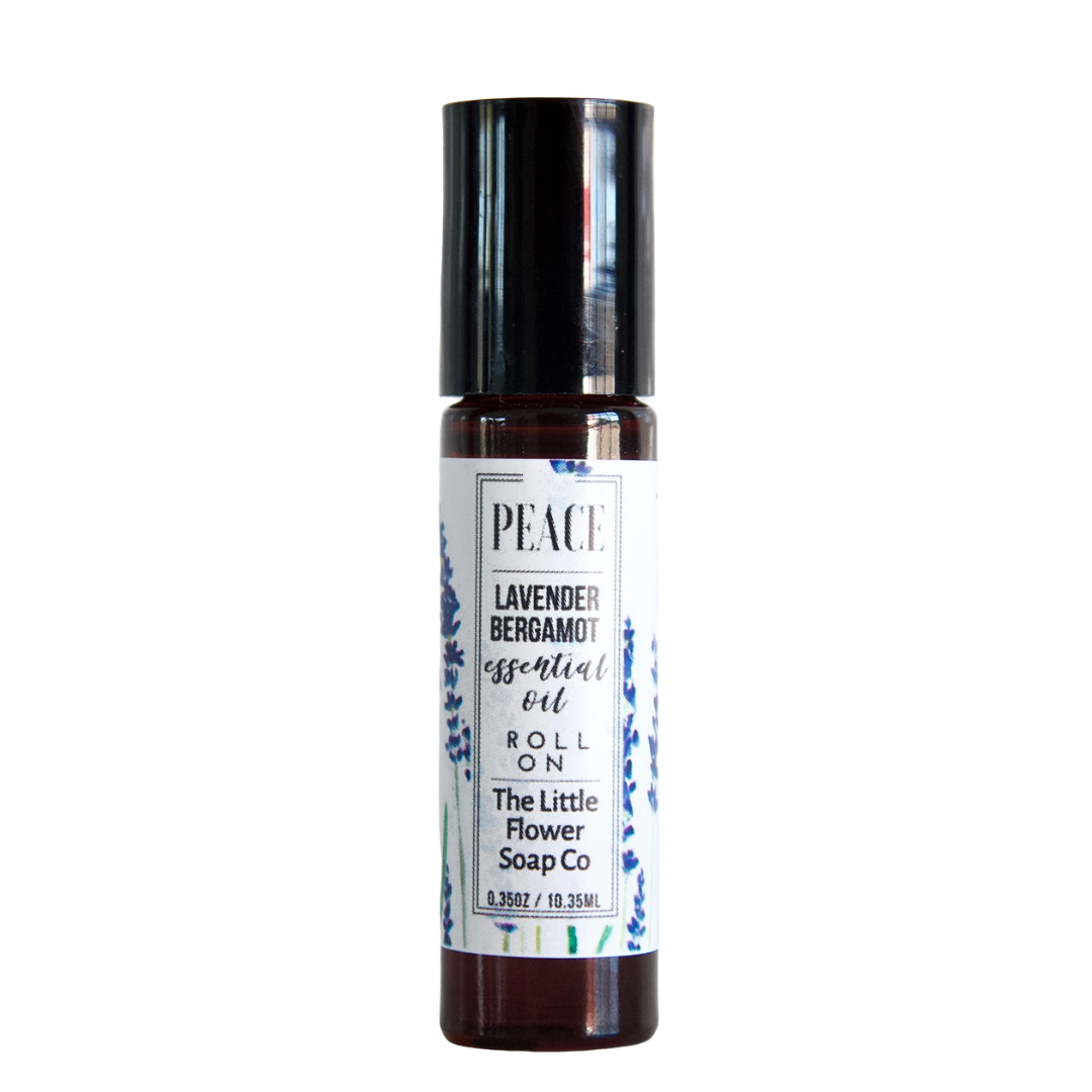 Lavender Bergamot Essential Oil Roll-on Aromatherapy PEACE