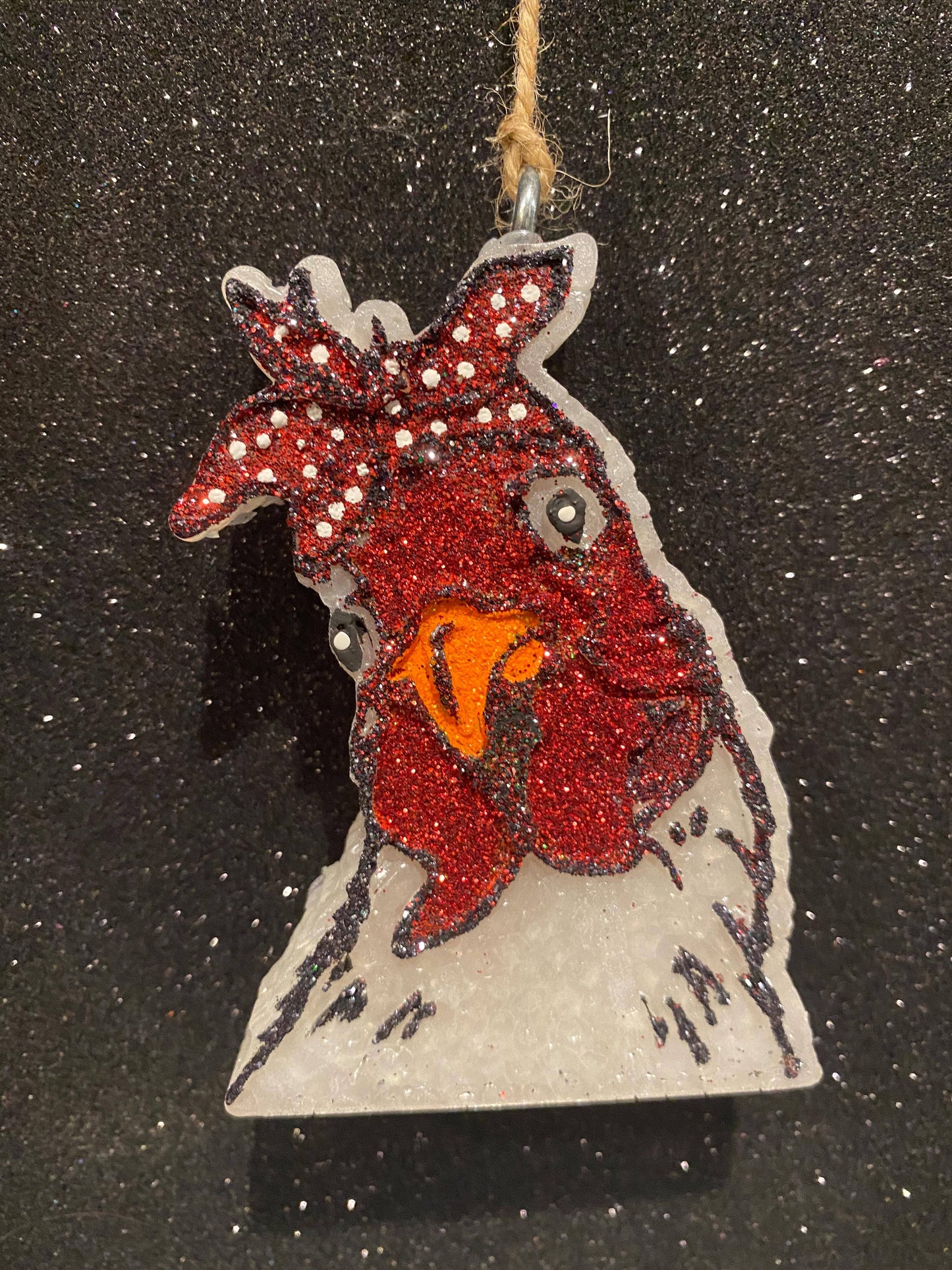 Chicken with Bow Car Freshie/Car Scent/Air Freshener