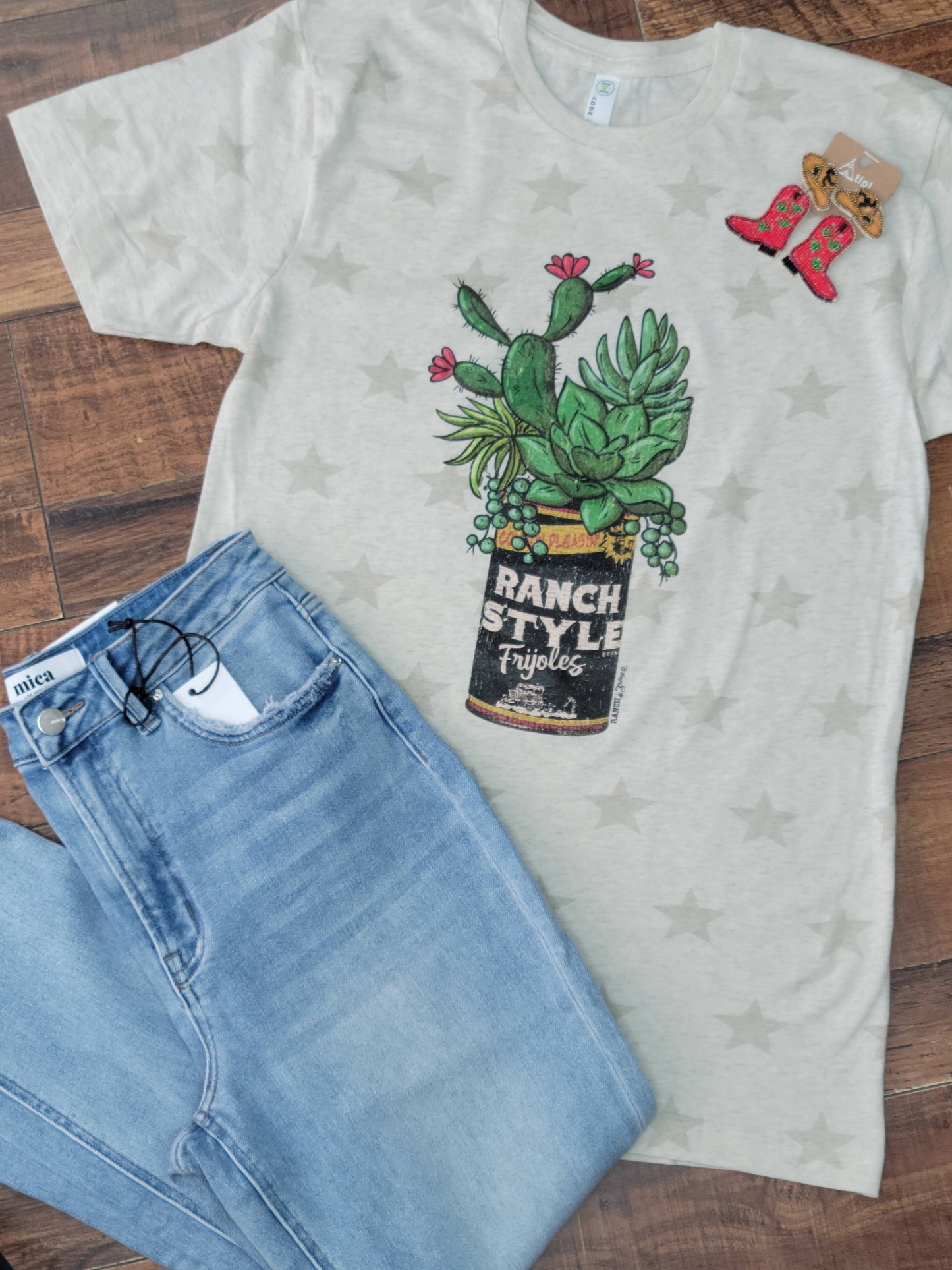 Ranch Style Cactus Graphic T-Shirt