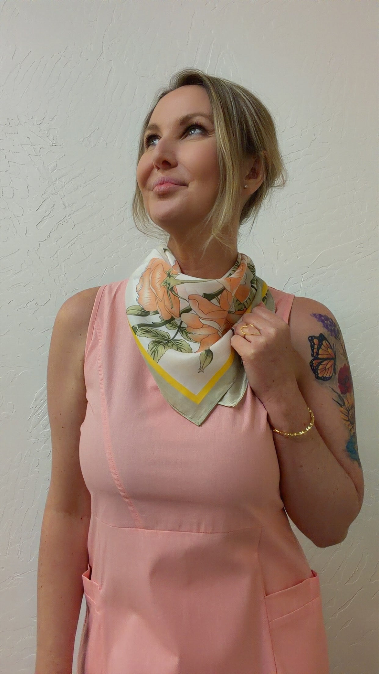Sleeveless Linen Dress with Pockets