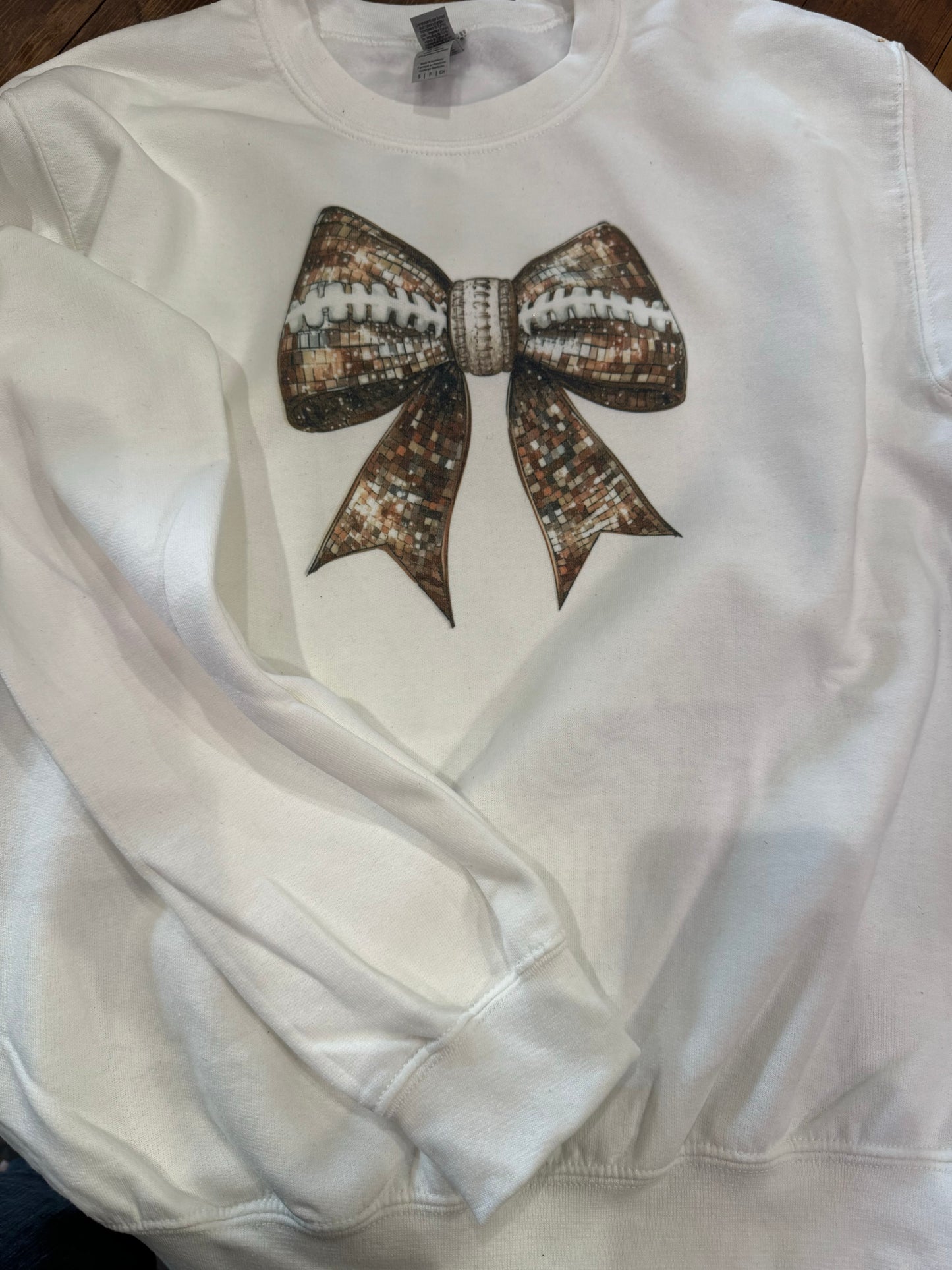 Blingy Football Bow