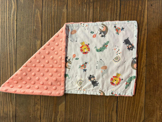 Zootastic animals burp cloth