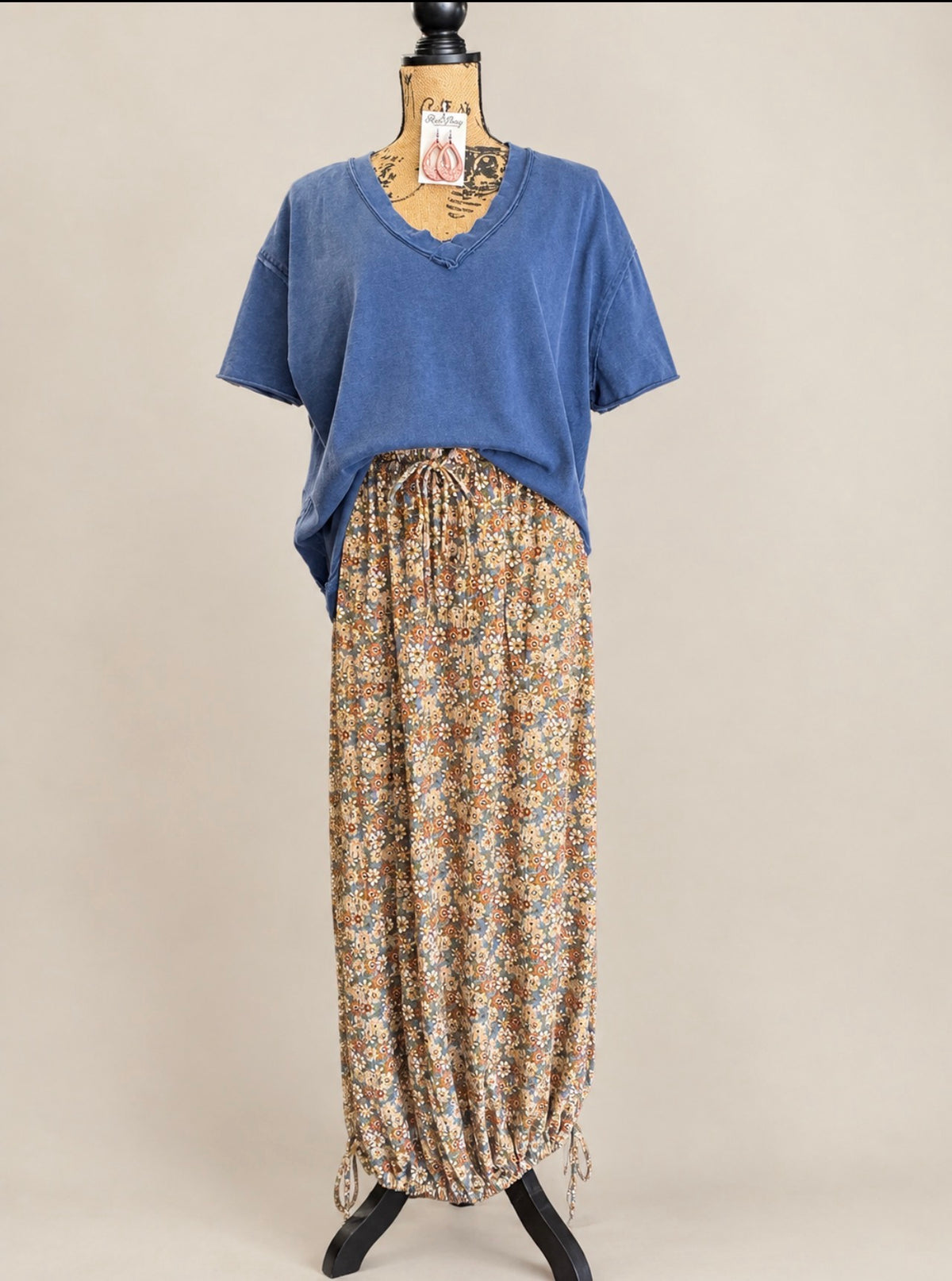 Solstice Song Cinched Skirt - Khaki