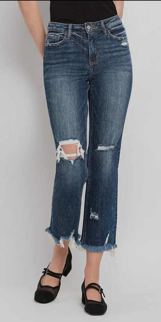 HIGH RISE CROP STRAIGHT JEANS
LV1008 | Suffice / 26 - #LV1008