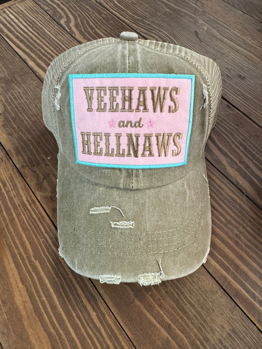 Yeehaw & Hellnaws ball cap