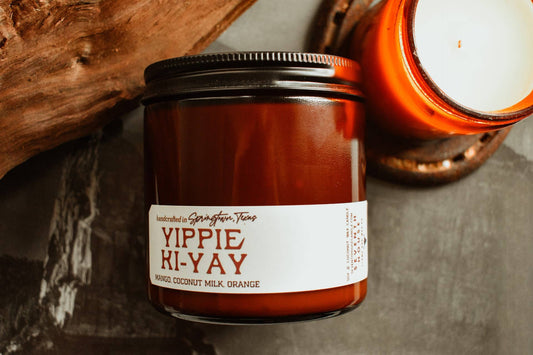 YIPPIE KI-YAY - Mango, Coconut Milk, Orange Candle