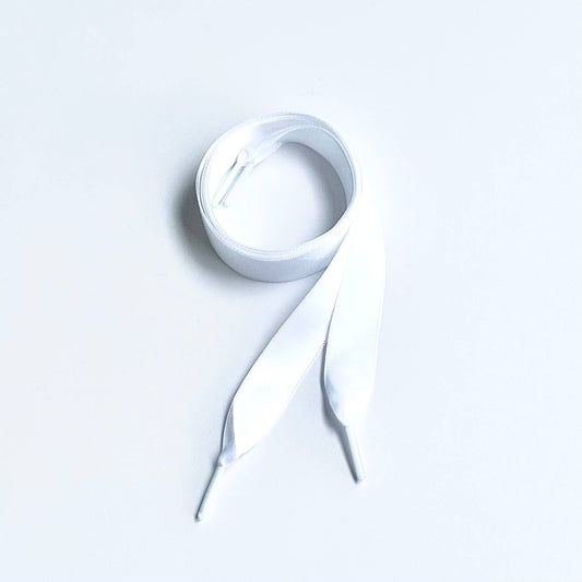 White Satin Ribbon Laces Shoelaces Accessories