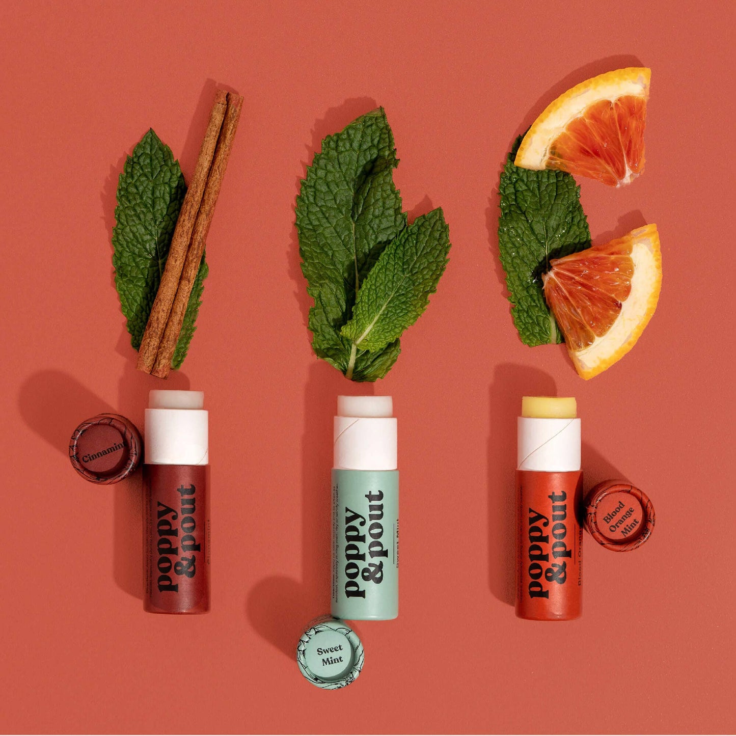 Lip Balm, Blood Orange Mint