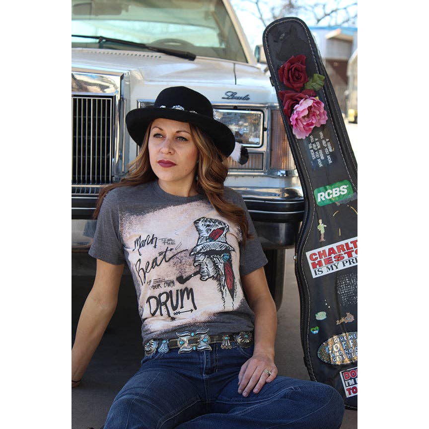 March to the Beat of your own Drum Cigar Graphic T-Shirt