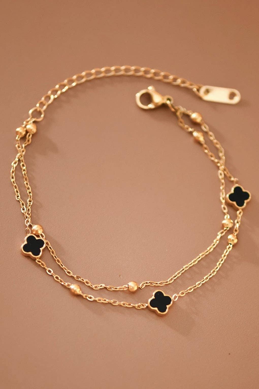 18K Gold Plated Waterproof Stainless Steel Chain Bracelet - 7717