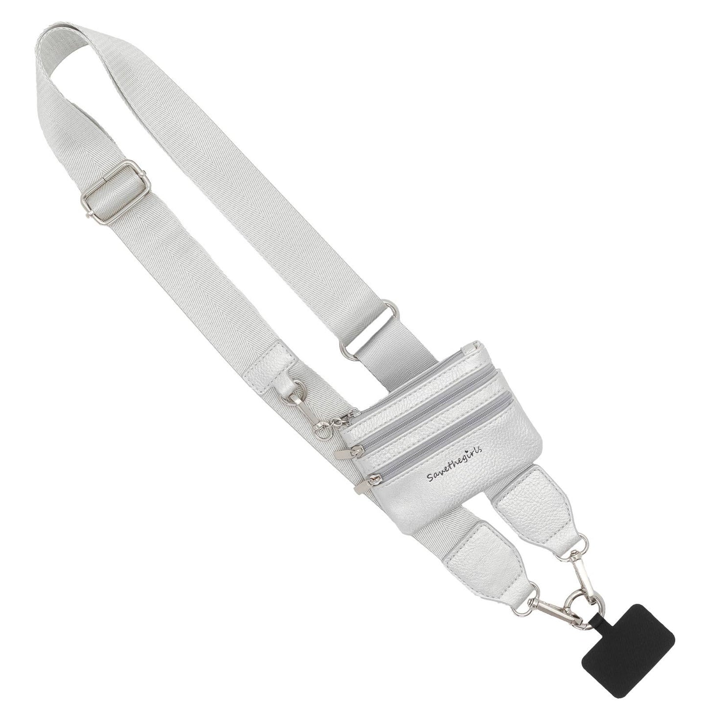 Clip & Go Phone Lanyard with Wallet - Neutral Collection