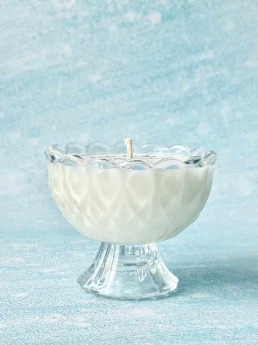 Scalloped Pedestal Candle