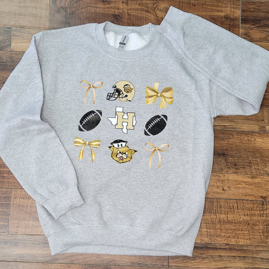Coquette Bow Texas H Graphic T-Shirt