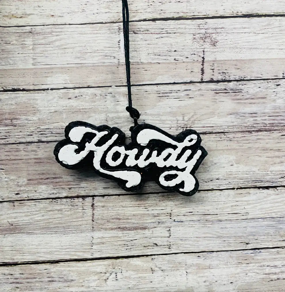Howdy Car Freshie/ Car Scent/Air Freshener/ Western