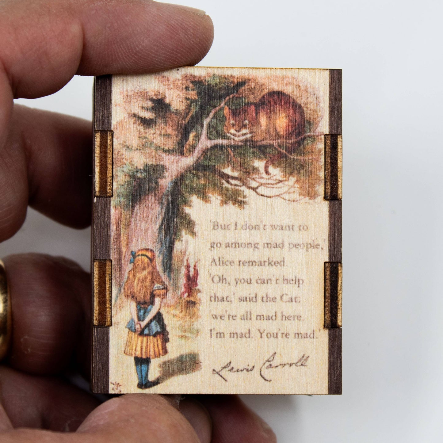Matches • Alice in Wonderland Cheshire Cat Wooden Matchboxes