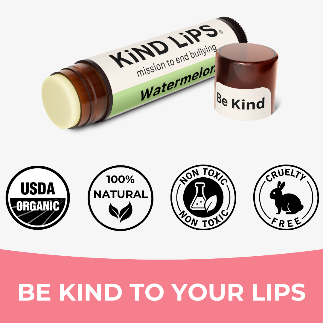 Watermelon Lip Balm, Organic, Natural, Clean, 10 Pack Calm