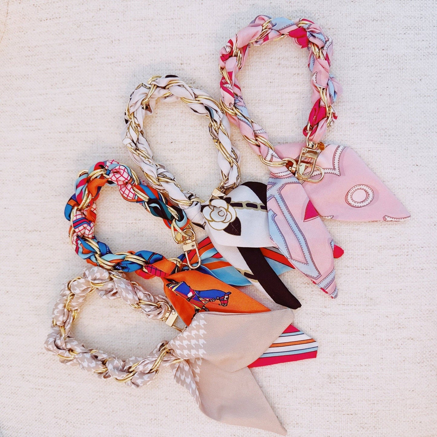 Braided Scarf Chain Phone Lanyard