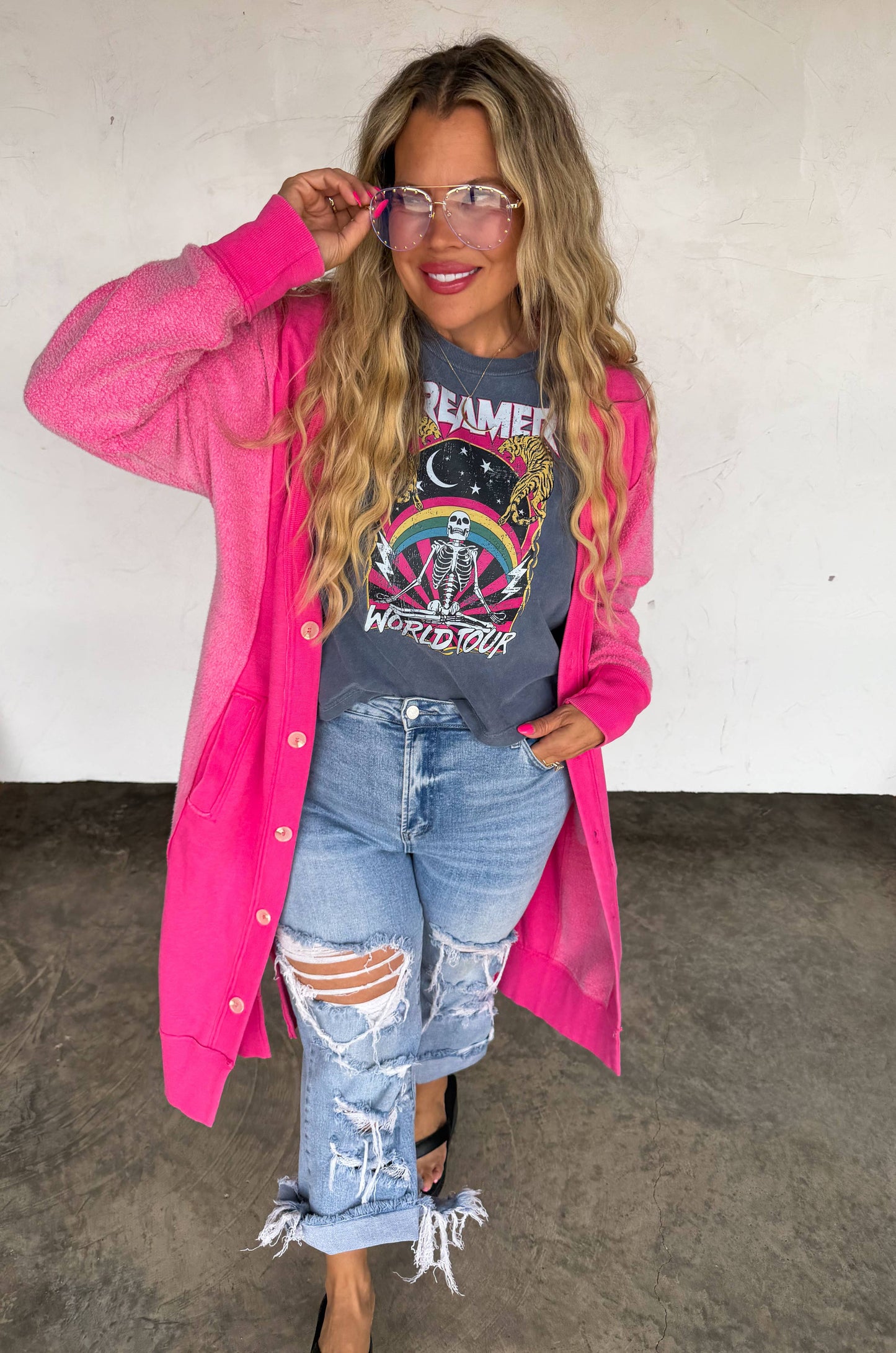 URBAN DISTRESSED CROP JEAN
