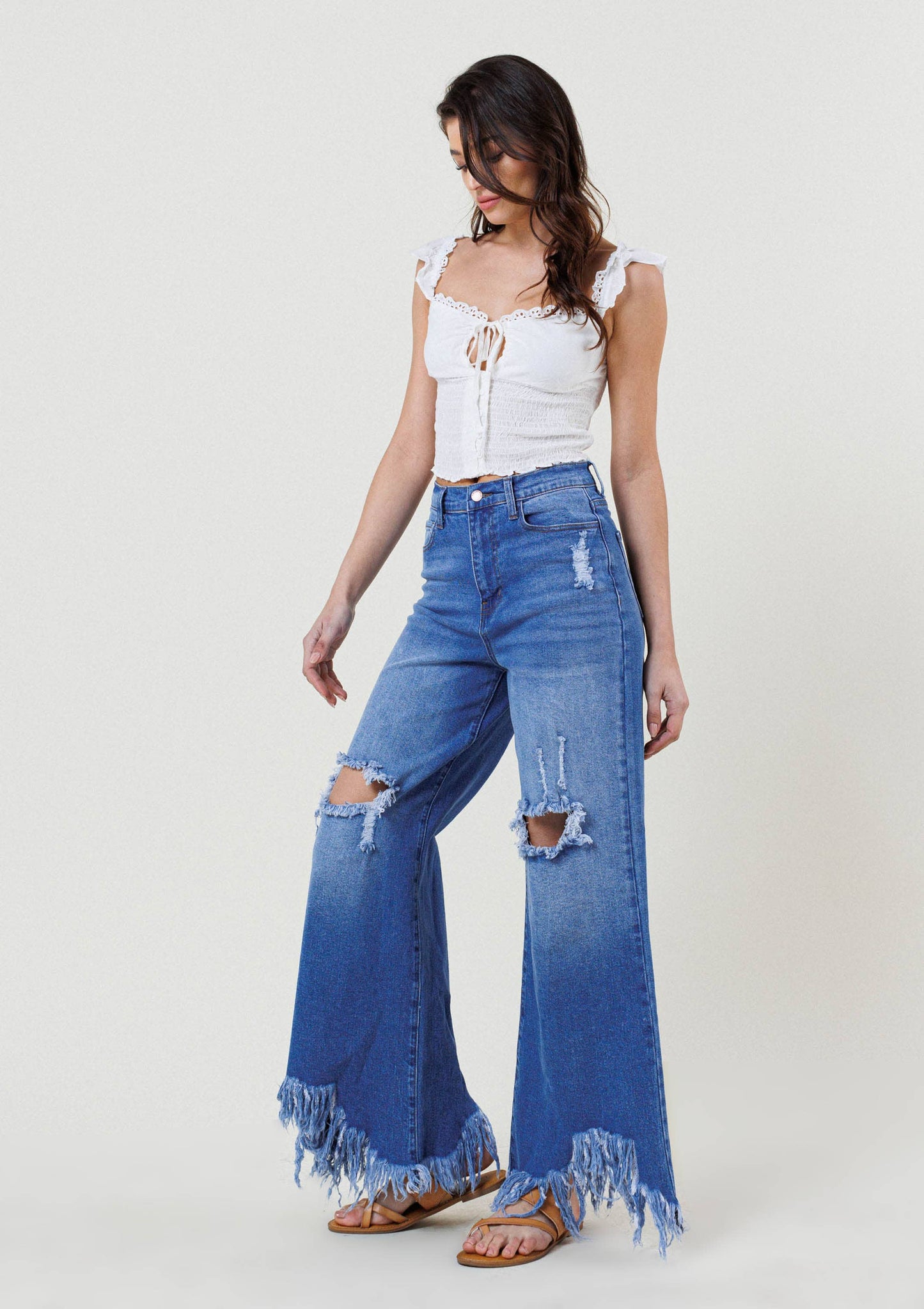 Want It Bad Flare Jeans