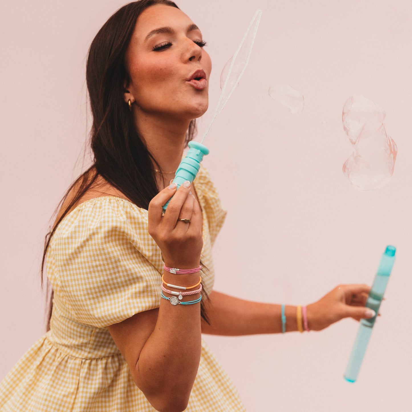 "Embrace" Silver Sea Turtle Charm Hair Tie Bracelets