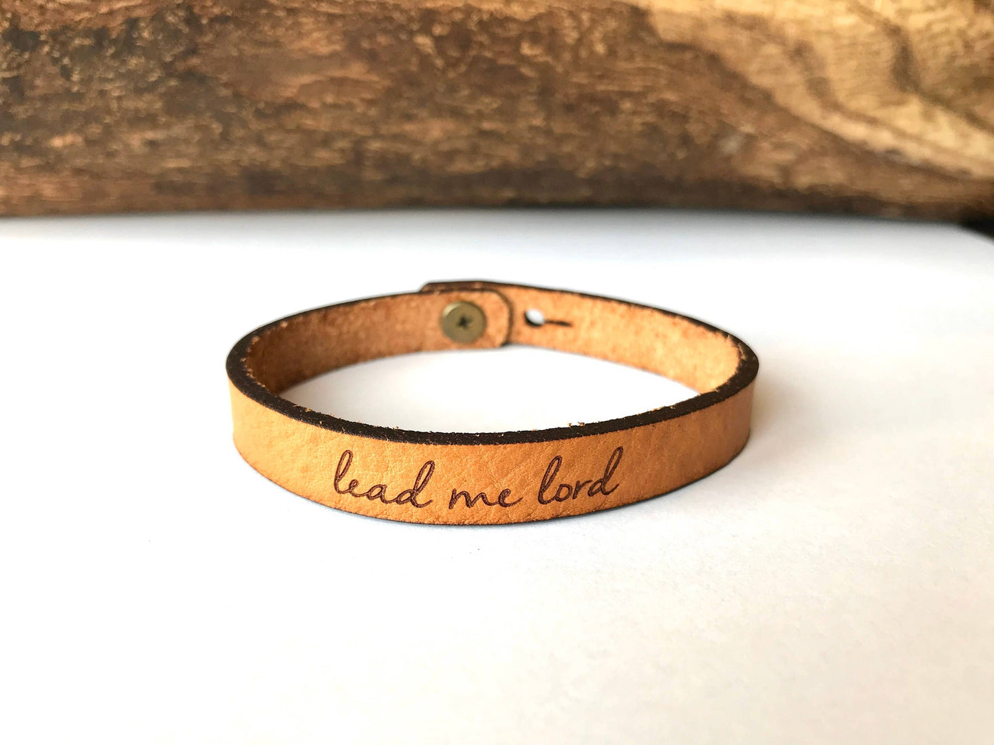 Cross Thin Leather Bracelet - Easter