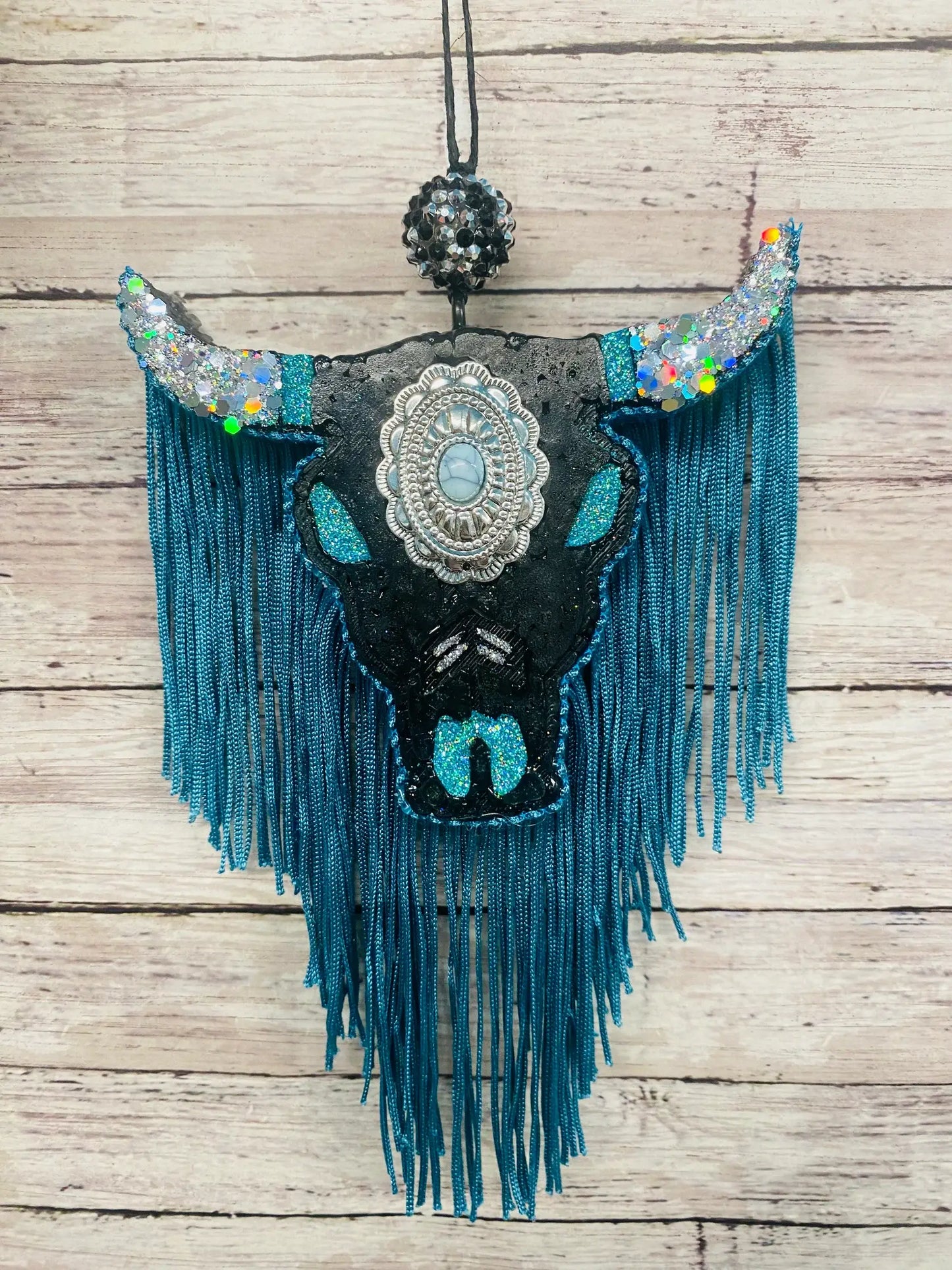 Aztec Bull Skull with Concho - Medium Sized Car Scent