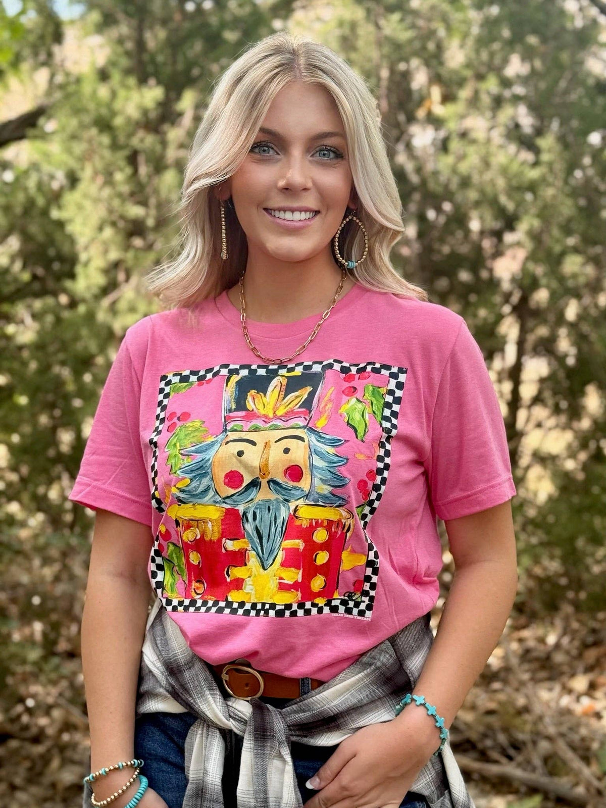 Callie's Checkered Nutcracker Tee