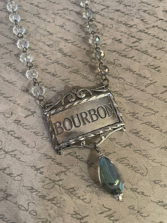 Vintage Silver Bourbon Necklace