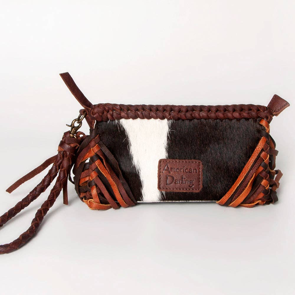 Clutch Hair-On Genuine Western Leather Women Bag