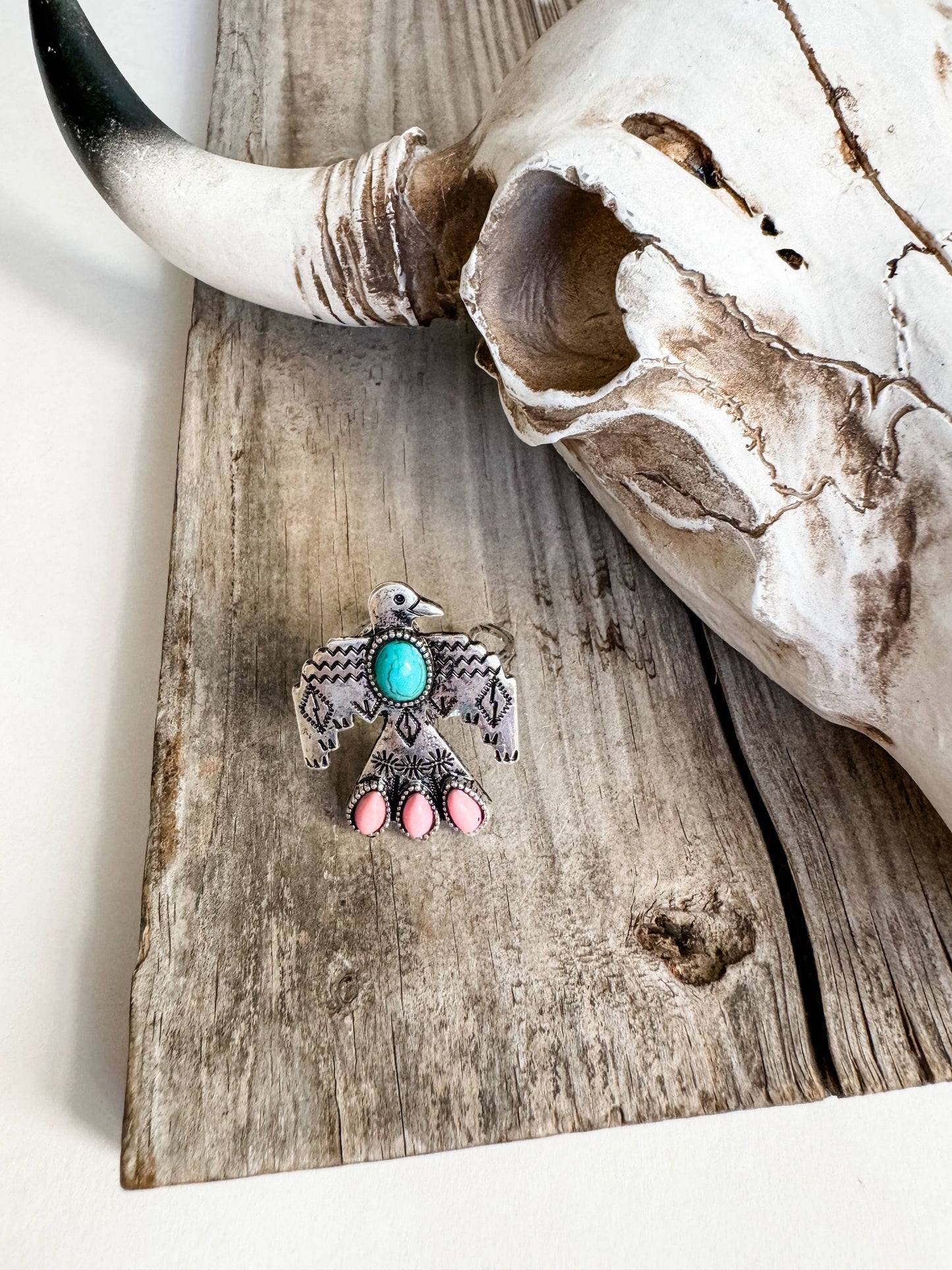 Western Thunderbird Cuff Ring