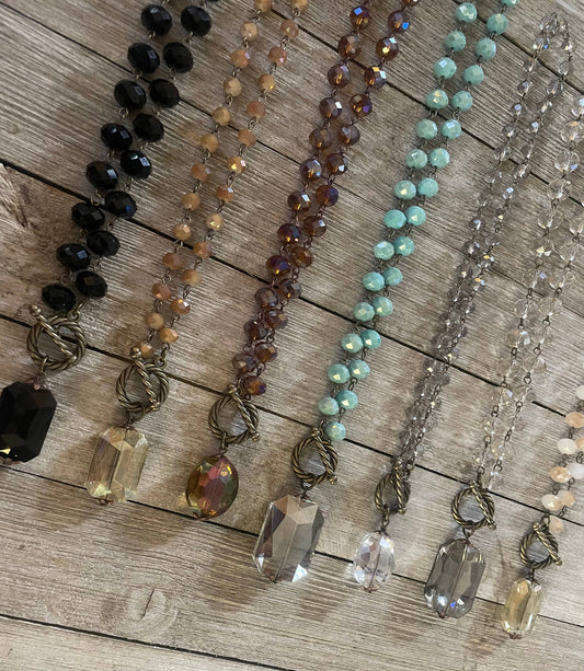 Sparkle Plenty Crystal Necklaces 