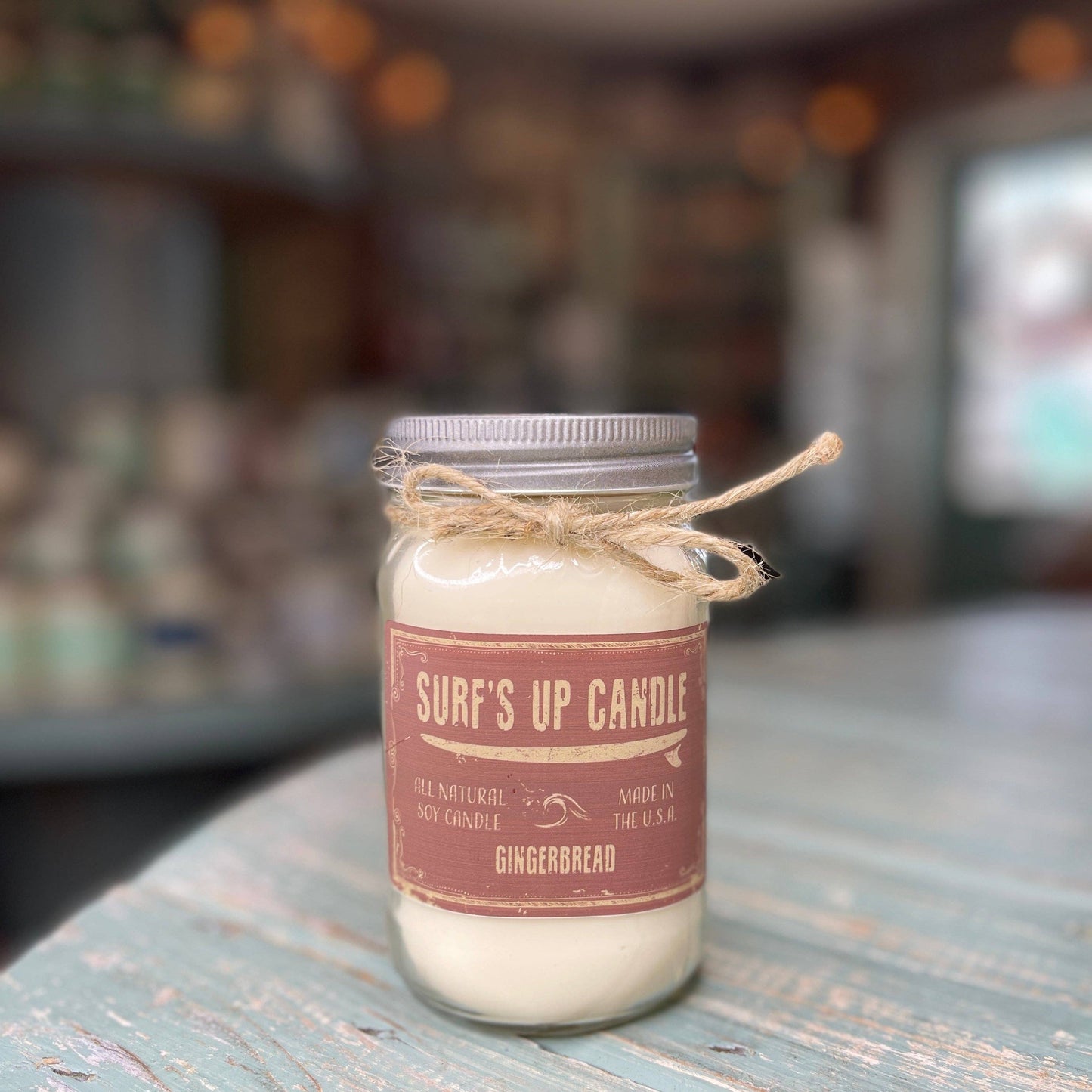 Gingerbread Mason Jar Candle - Original Collection: 8oz Medium