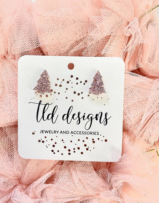 Rose Gold Acrylic Trees