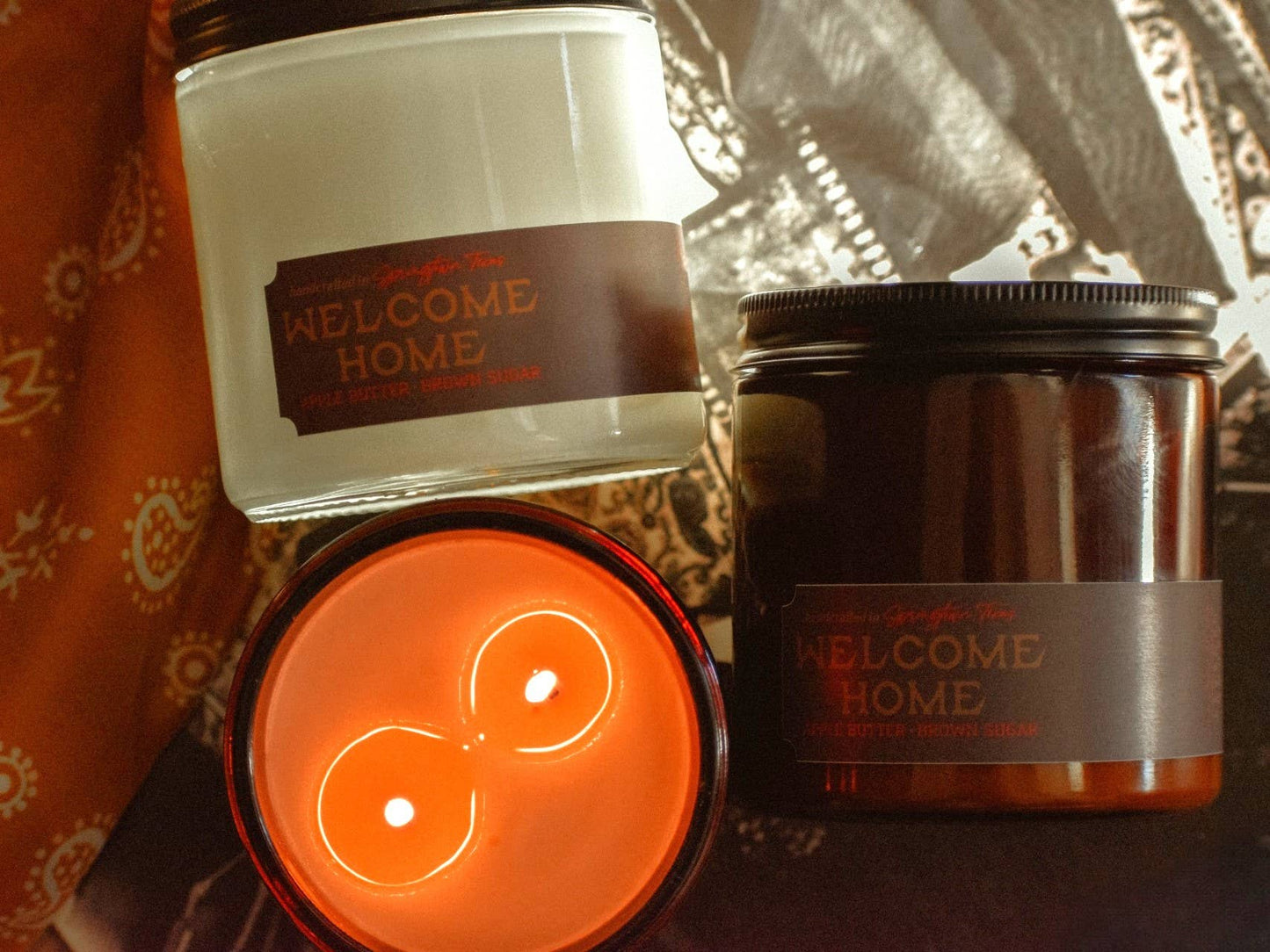 WELCOME HOME - Apple Butter & Brown Sugar Candle