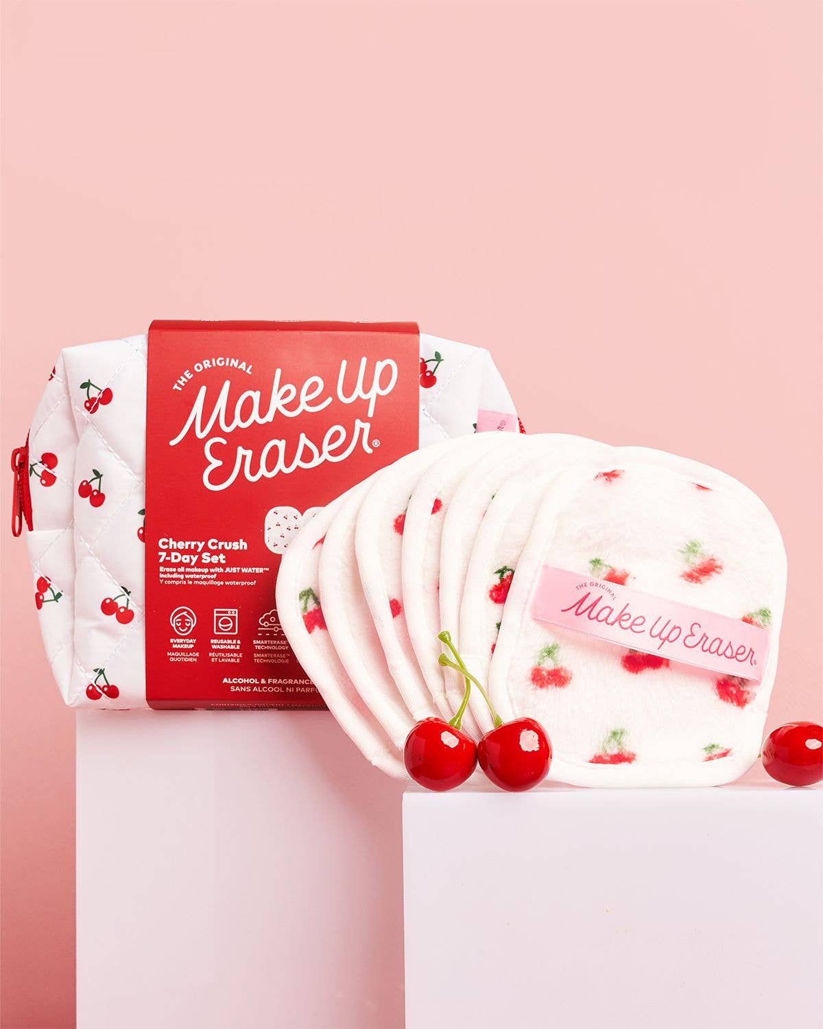 Cherry Crush 7-Day Set & Makeup Bag Gift Set
