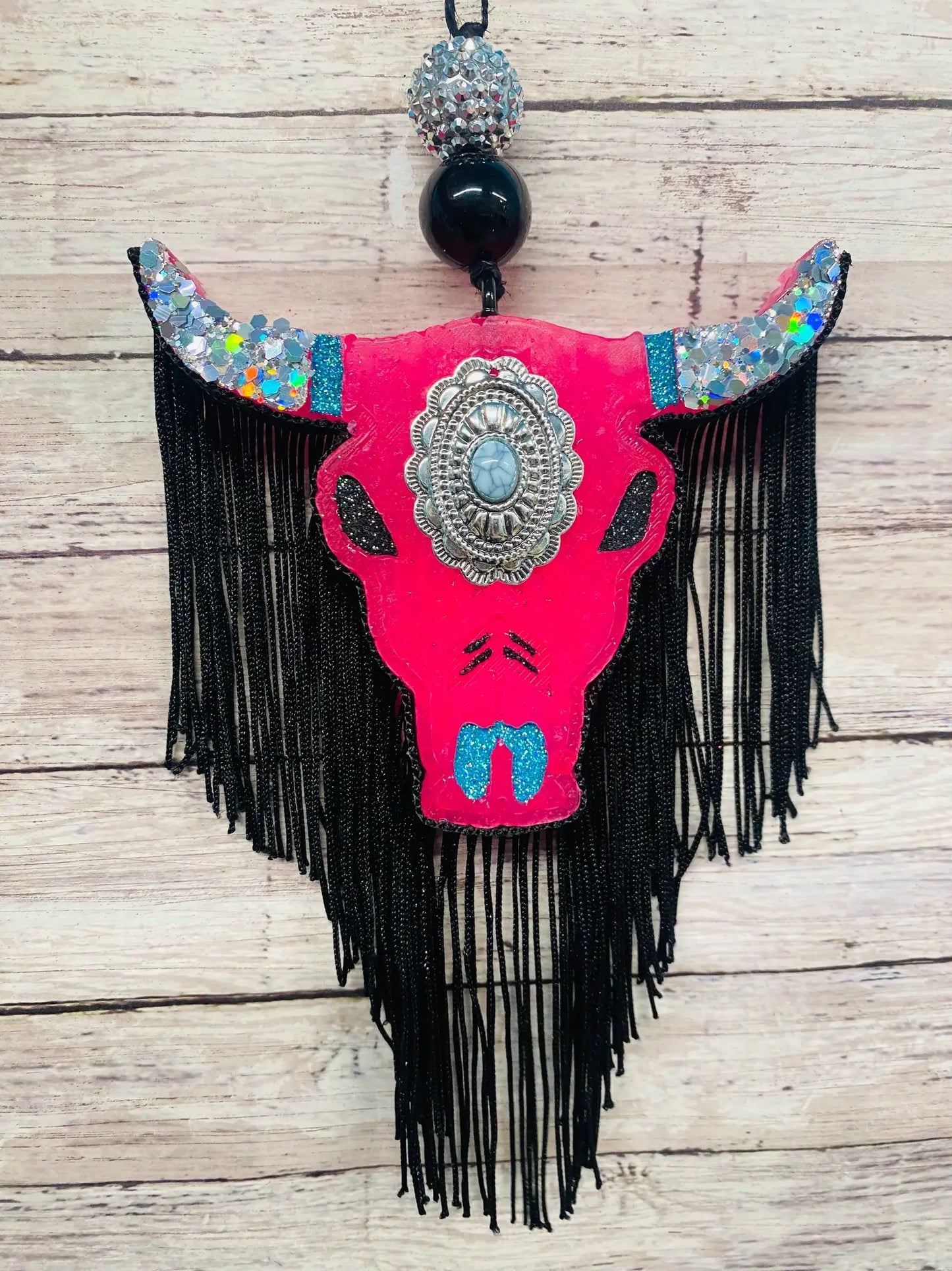 Aztec Bull Skull with Concho - Medium Sized Car Scent