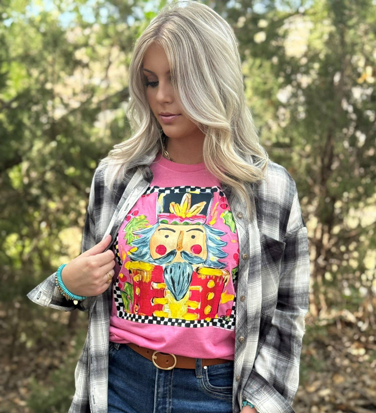 Callie's Checkered Nutcracker Tee