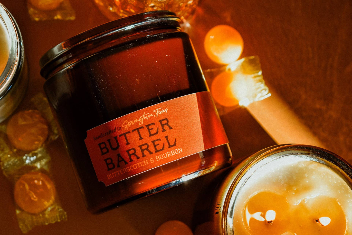 BUTTER BARREL - Butterscotch & Bourbon Candle