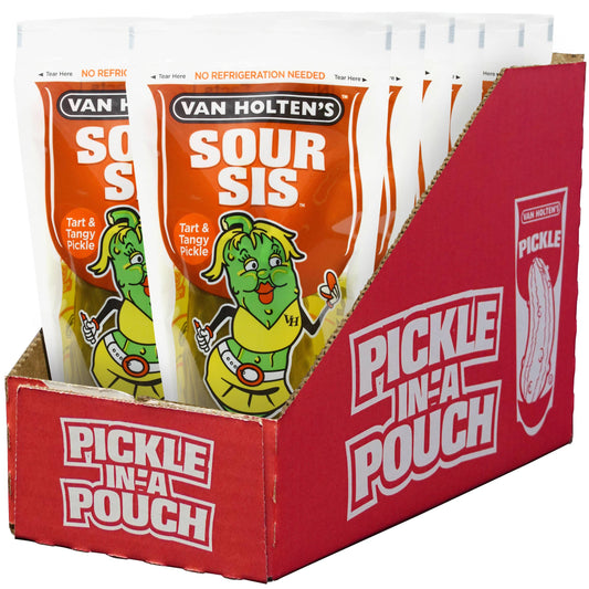 Van Holten's Sour Sis Pickle Pouch, 12ct