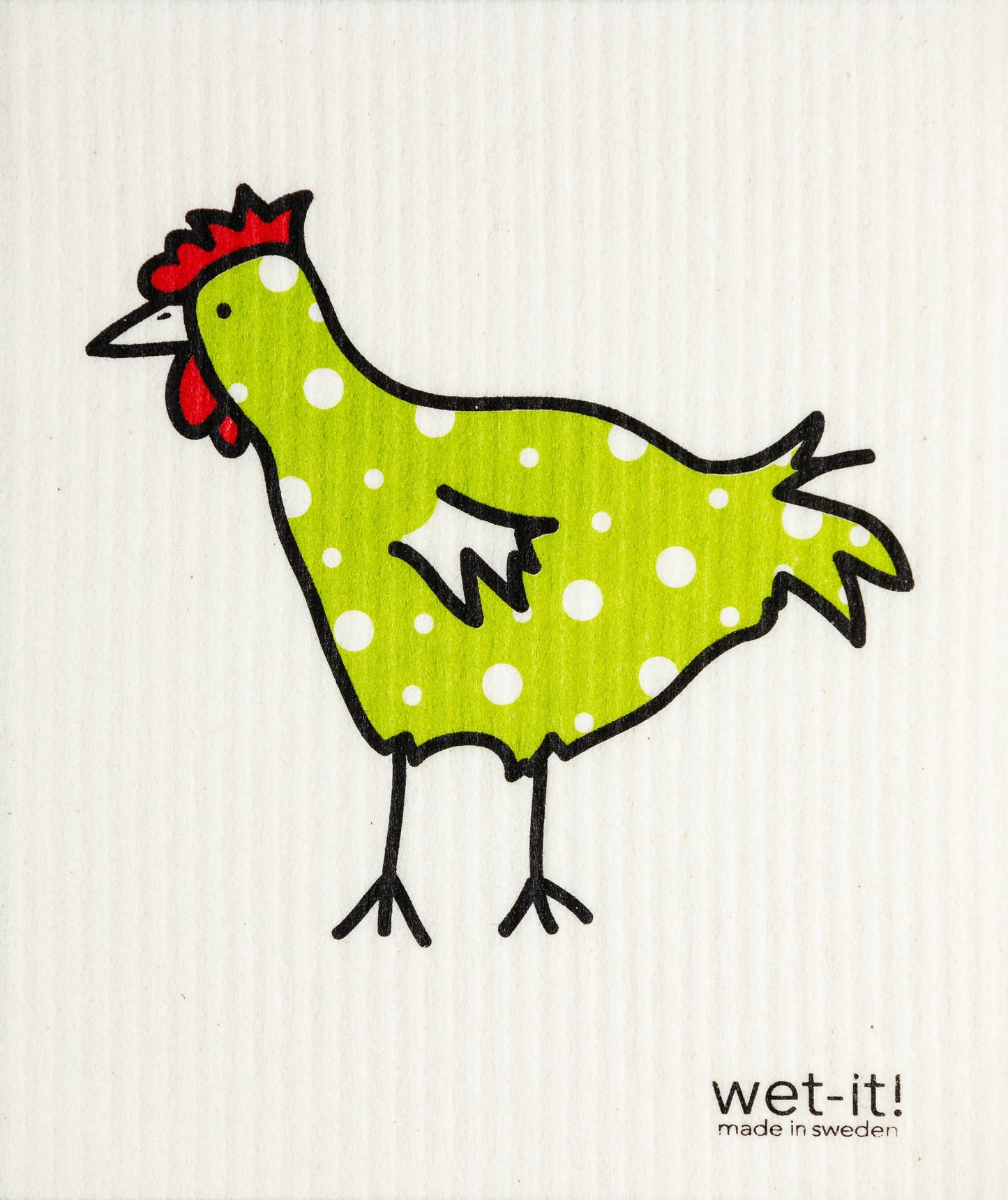 Spotted Green Chicken Swedish Cloth