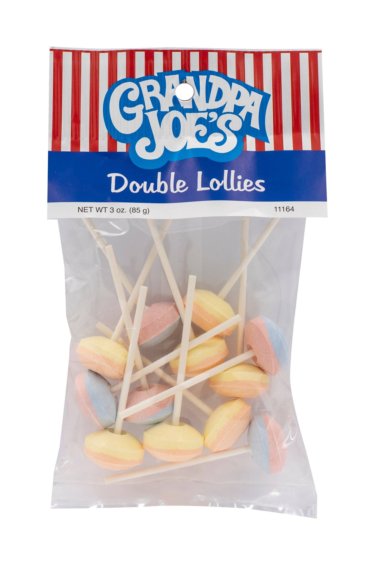 Grandpa Joe's Peg Bag, Double Lollies, 3oz, 12 Ct Case