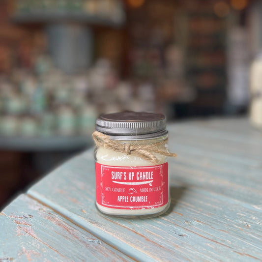 Apple Crumble Mason Jar Candle - Original Collection: 8oz Medium