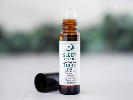 Sleep Rescue Essential Oil Blend Aromatherapy Roll-on, Natural
