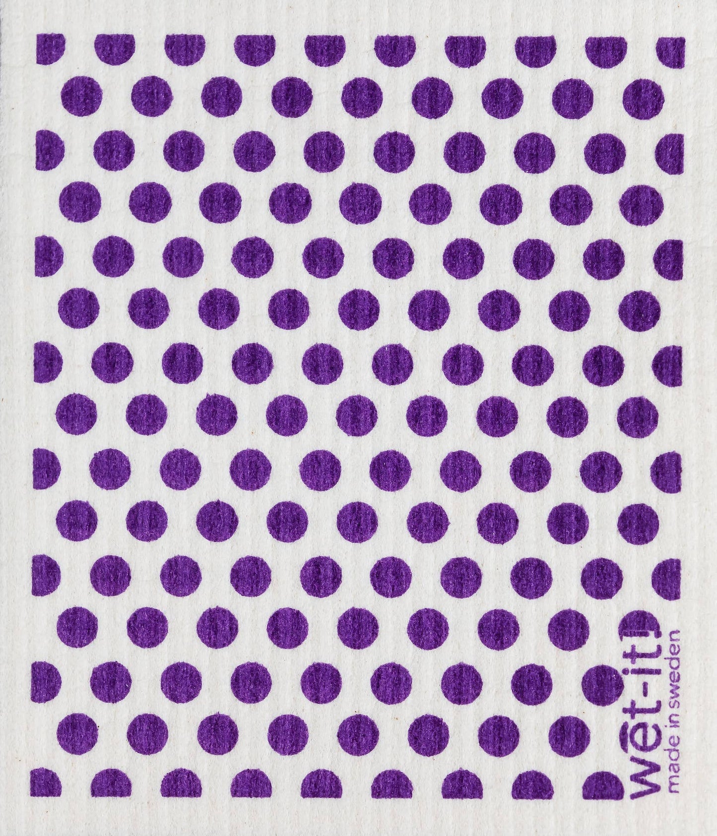 Dots and Dots Purple Swedish Cloth