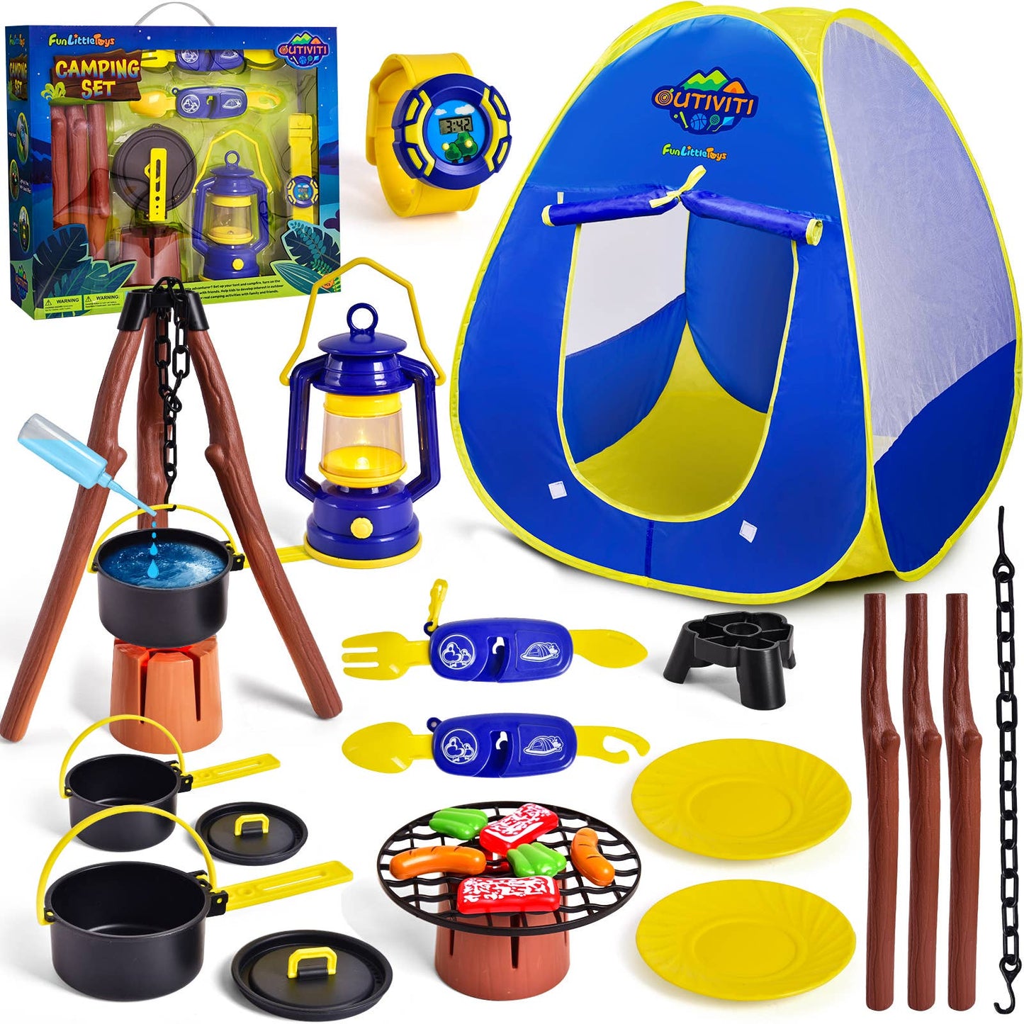 22 PCS Camping Tent Set with Cooking Facilities