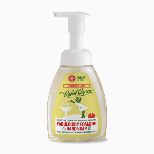 Organic Foaming Hand Soap-Peppermint and Lemon 8.3oz (unit)