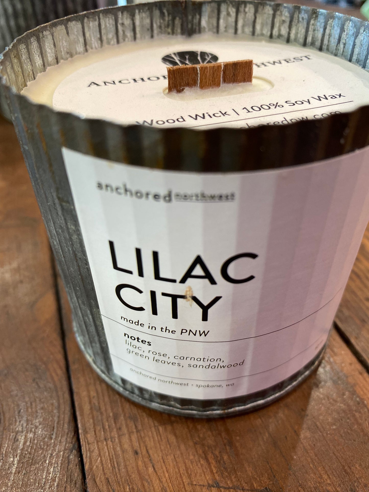 Lilac city candle